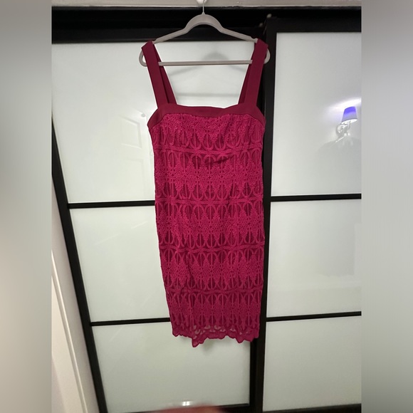 NWT Finders Keepers Awake midi dress in Cherry Pink size XL - Picture 3 of 5